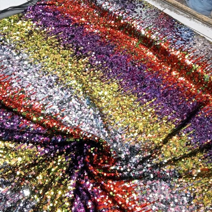 BAHAN/KAIN TILLE SEQUIN GRADASI/SEQUIN SERIBU PAYET