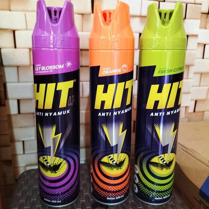 (Allthebest) HIT Aerosol semprot nyamuk ampuh dan s kemasan 400 ml, 600 ml
