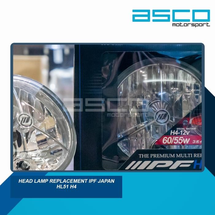 Terlaris Head Lamp Replacement Ipf Japan Hl51 H4