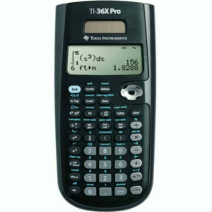 

kalkulator/calculator scentific TEXAS INSTRUMENTS TI 36X PRO #GARANSI