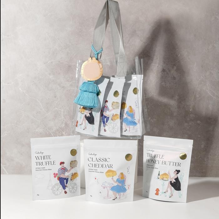 

The PICNIC TOTE BAG - 3 pcs Cheese Bites by Sodachips Gift Hampers