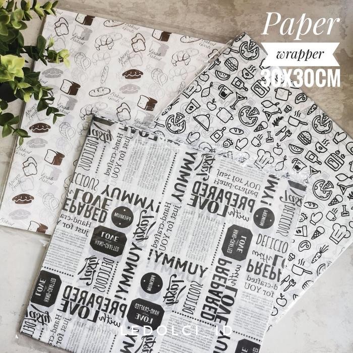 

KERTAS NASI BURGER KEBAB LAMINASI KERTAS BUNGKUS FOOD