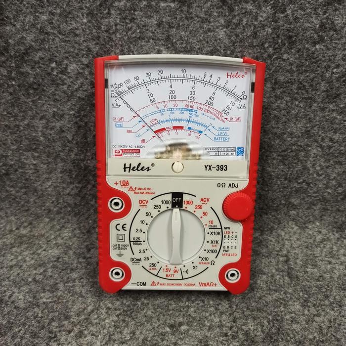 Multitester Multimeter Heles Yx-393 Yx393 Yx 393 Original Heles
