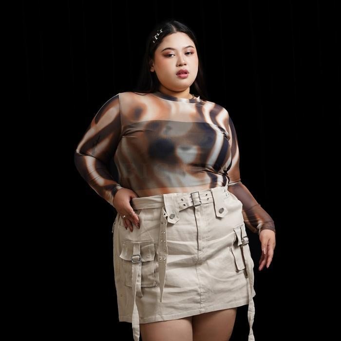 (Expert) Bigins - Candy Mesh Top/Mesh Top Jumbo/Korean Basic Top - JTS031
