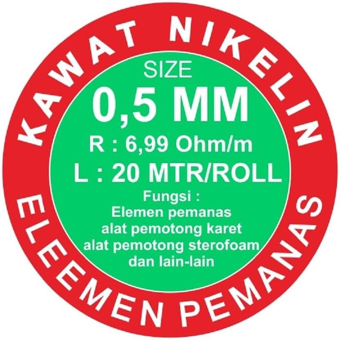PROMO KAWAT NIKELIN 0,5 MM TERMURAH