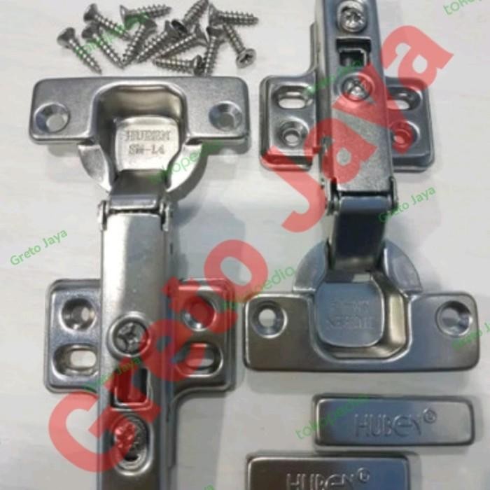 Expert Engsel Sendok Hidrolis Slow Motion Lurus / Engsel Lemari HUBEN Besar