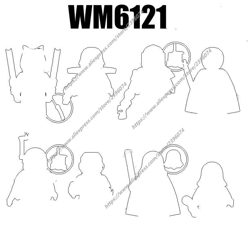 Wm6121 Action Figures Movie Building Blocks Bricks Wm2203 Wm2204 Wm2205 Wm2206 Wm2207 Wm2208 Wm2209