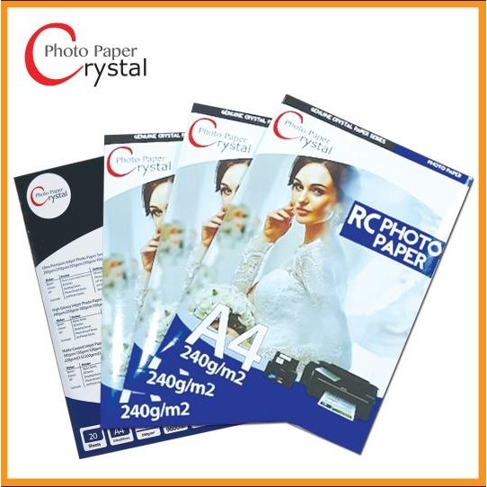 

CRYSTAL LUSTER PHOTO PAPER A4 KERTAS FOTO 20 SHEET