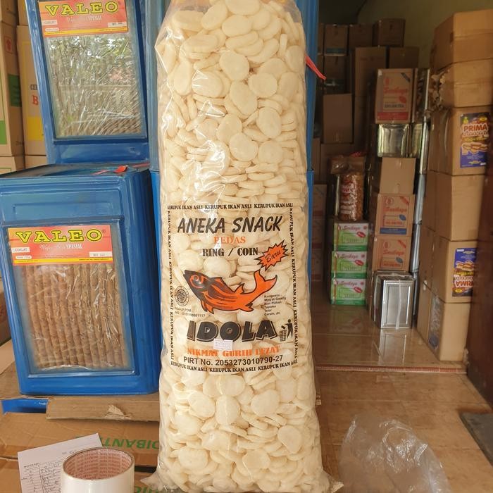 

Kerupuk Coin Putih Idola /lili 1 bal