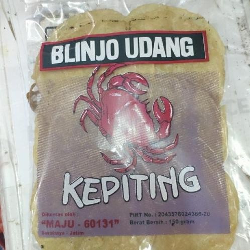 

Blinjo Udang Kepiting 150 Gram