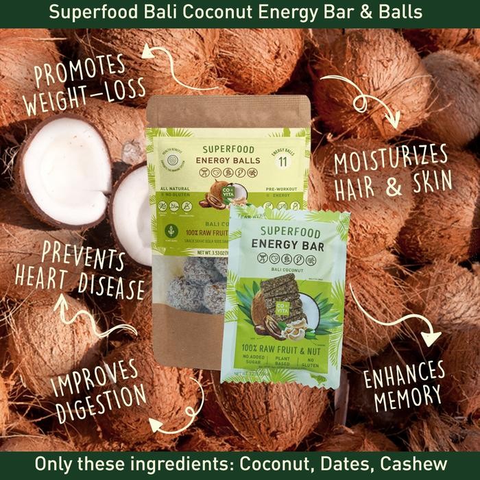 

Covita Superfood Energy Bar - Bali Coconut