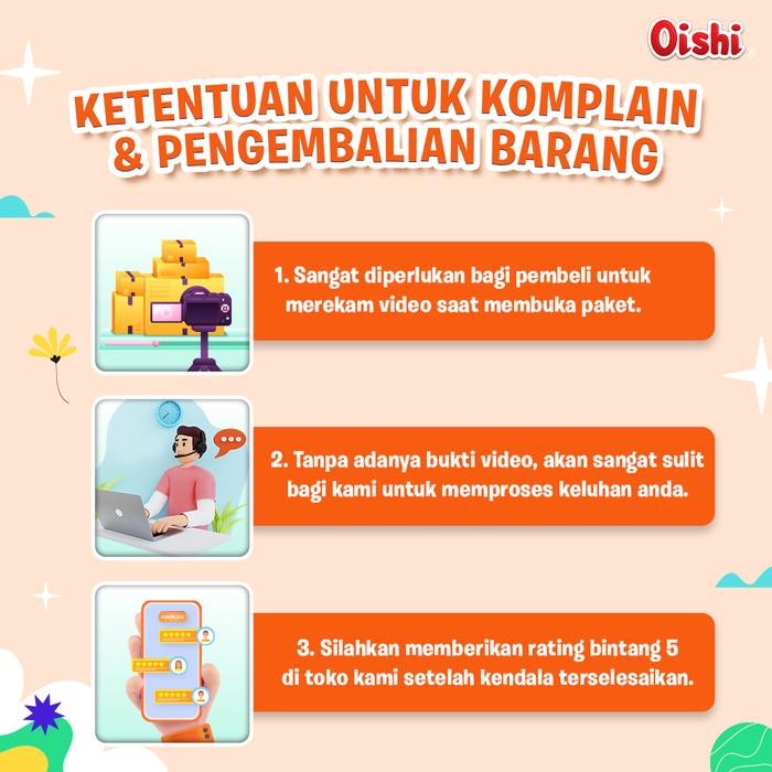 

Oishi Paket Snack Popcorn & Pillows Keju (3 pcs) FREE Mini Gold