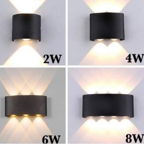 Lampu Dinding Pilar Pagar Outdoor Waterproof Lampu Dinding Taman Hias