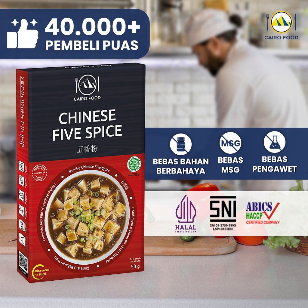 

Cairo Food - Bumbu Chinese Five Spice Asli Rempah