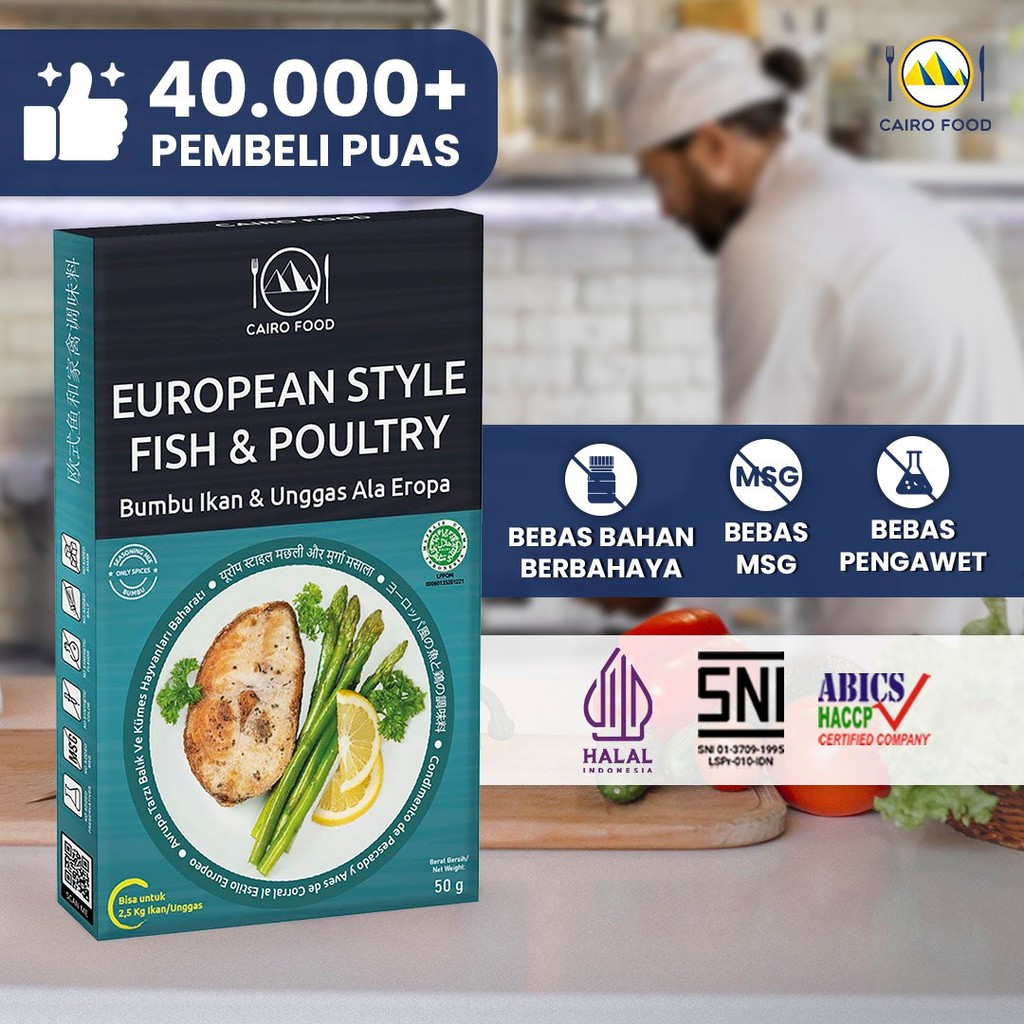 

Cairo Food - Bumbu Ikan & Unggas Ala Eropa Asli Rempah