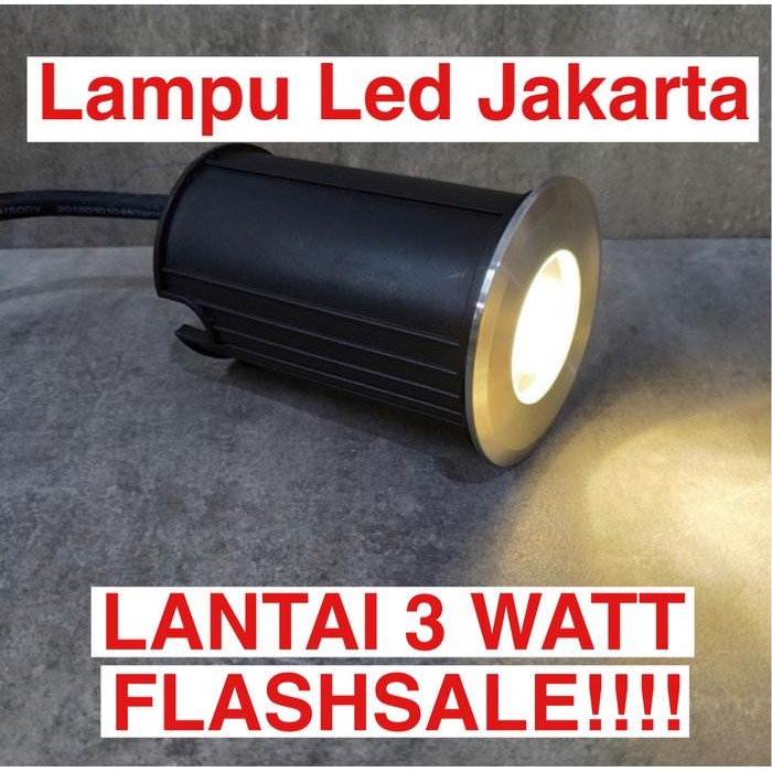 Lampu Lantai Tanam Cob 3Watt. Lampu Led Lantai 3W. Lantai 3 Watt