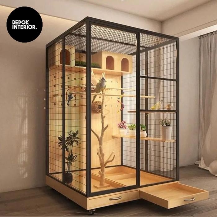 aviary ni/kandang burung hias/aviari besi/aviary outdoor