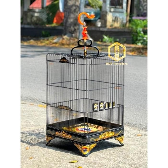 Sangkar Oval Ebod Jaya ukuran 40x40 & 45x45 cocok untuk burung cucak hijau, kr, kenari, cendet bisa