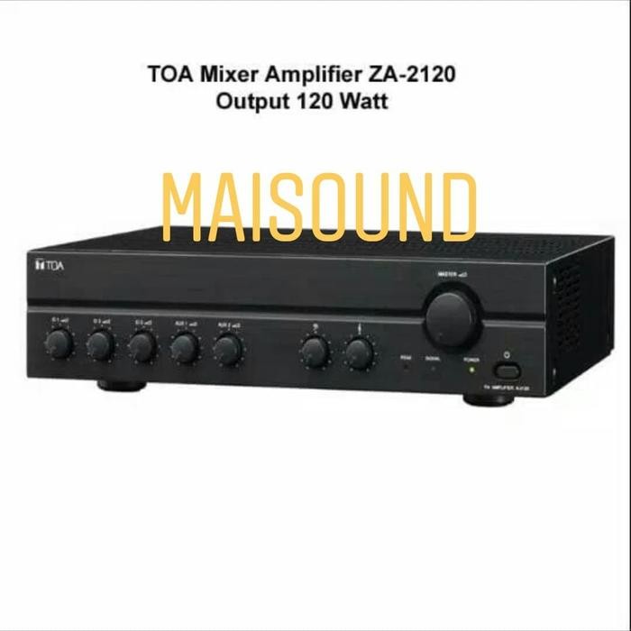 Bagus Amplifier Toa Za-2120 / Za2120 / Za 2120 Ampli 120 Watt