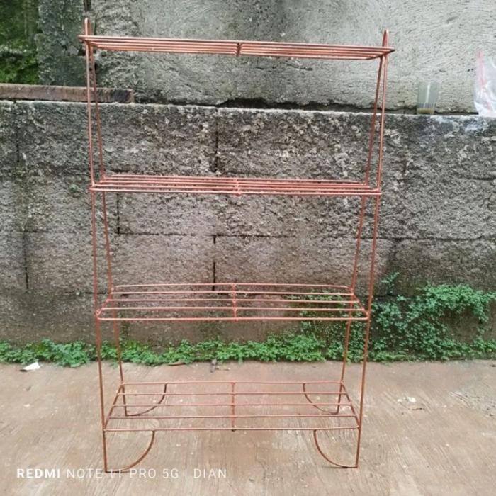 4 Tingkat Rak Pot Bunga/ Dudukan Rak Bunga Besar/Rak Bunga Besar