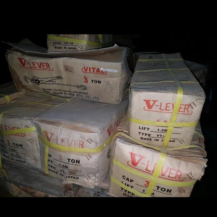 Limited Lever Block 3 Ton X 1.5 Meter V-Lever Vital Chain Lever Block Ori