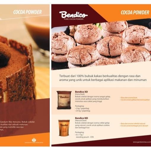

Bendico - Pure Cocoa Powder 1 Kg / Cokelat Bubuk Original