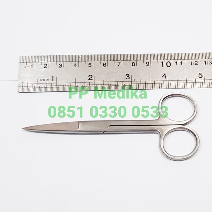 

AT Gunting Lurus Tajam-Tajam 11 cm / Gunting Iris (Gunting Medis)