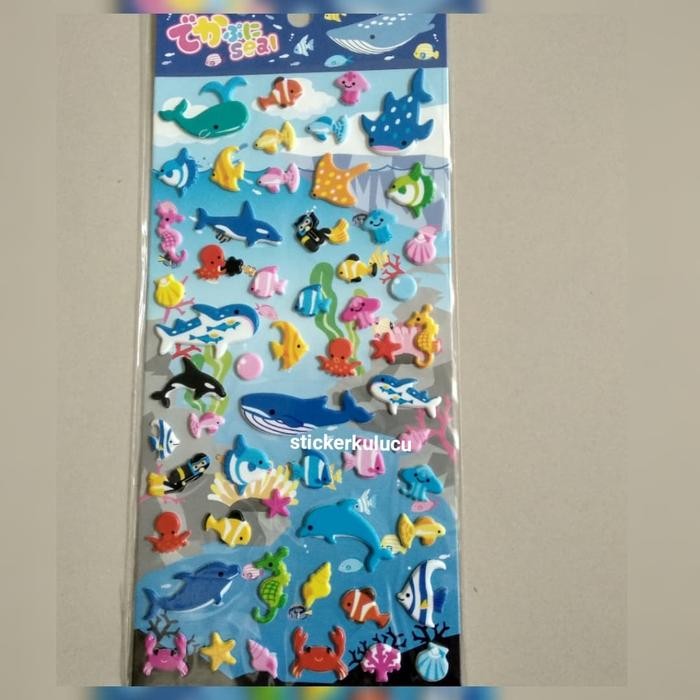 

AT Sticker timbul seri ikan