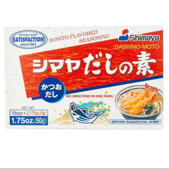 

(Expert) Shimaya Dashi No Moto 50gr ( 10 x 5 gr ) / Kaldu ikan bonito jepang