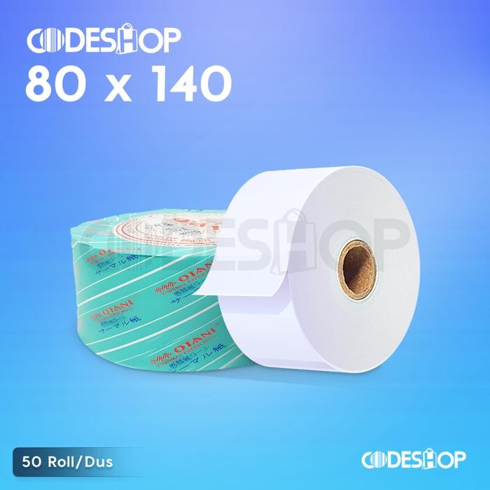 

AT Kertas Kasir Printer Thermal 80mm X 140 Otani Black