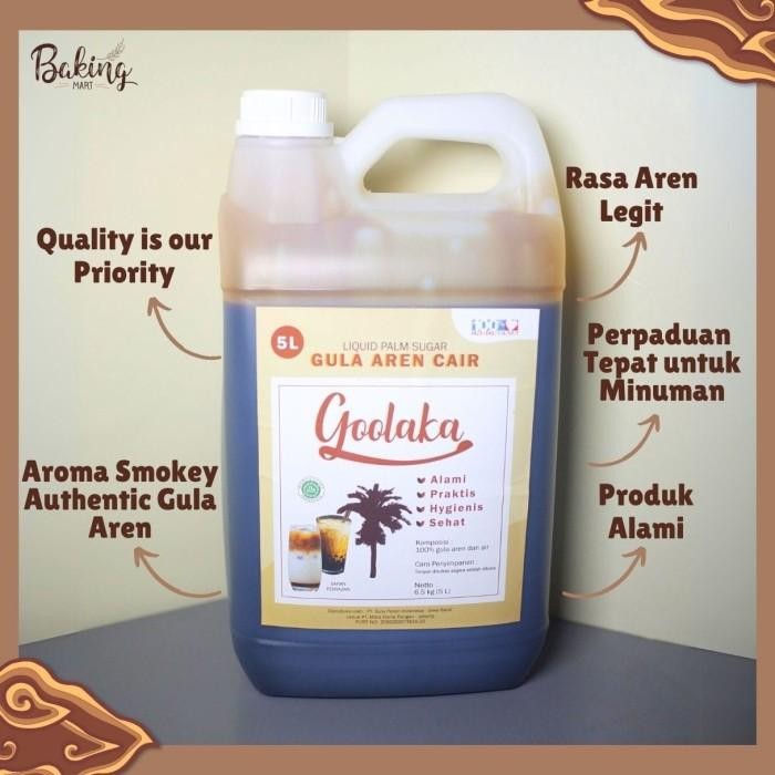 

(Expert) Gula Aren Cair Asli 5Lt Bandung / Goolaka / Superior Brown Sugar Aren