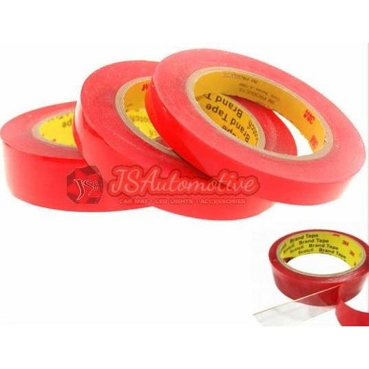 

AT Perekat Double side Tape 3M Transparan Gel lebar 22mm Panjang 3.5m isolasi bolak balik bahan gel