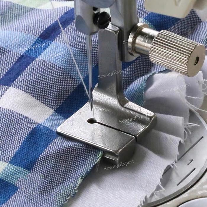 

AT Sepatu Kerut Dua Tingkat P5 P5W Mesin Jahit High Speed Industri Jarum 1/ Gathering Shirring Foot