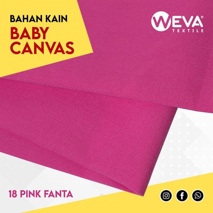 

AT Bahan Kain Baby Canvas Pink Fanta