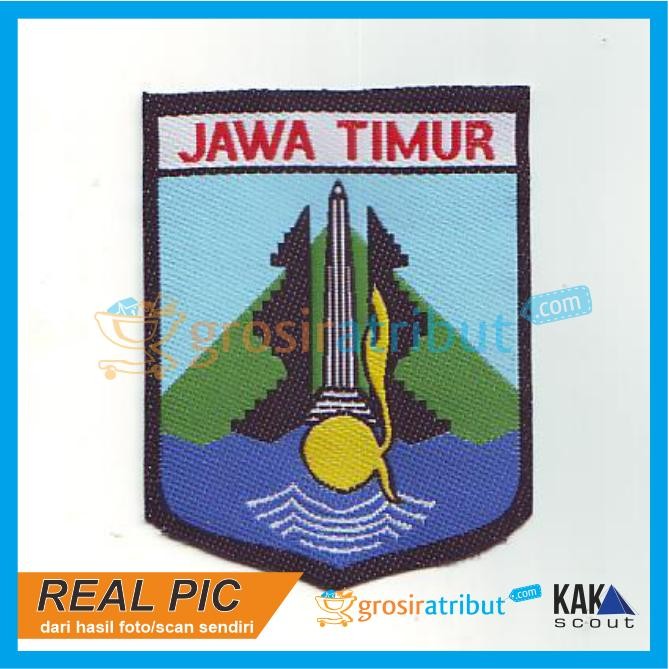 

AT (1 kodi) Badge Kwarda jawa Timur Rajut / Woven