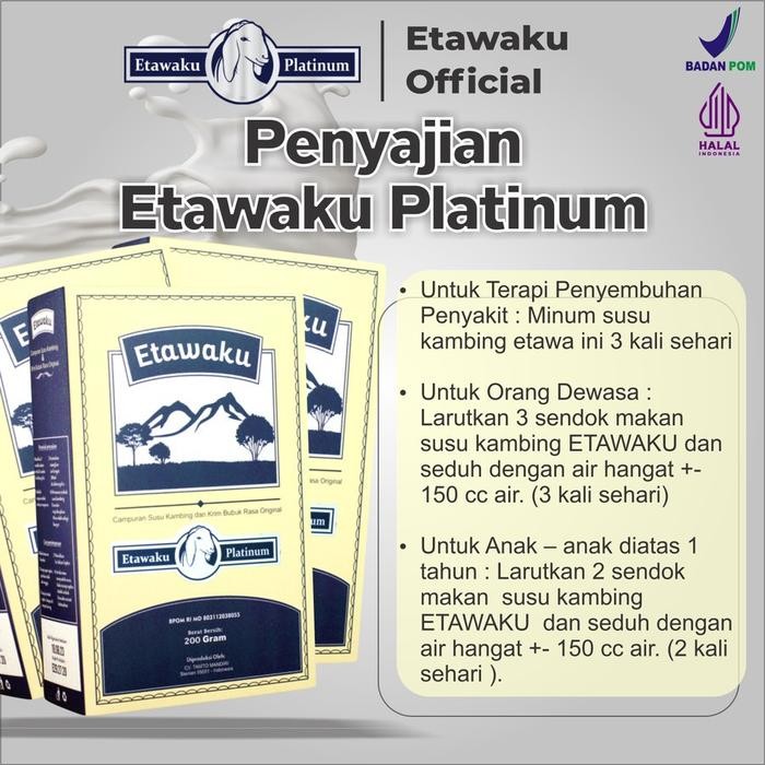 

(Expert) ETAWAKU PLATINUM ORIGINAL 100% SUSU KAMBING ETAWA