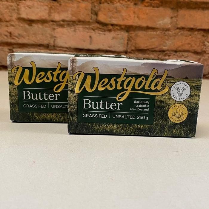 

(Expert) WESTGOLD Unsalted Butter 250 GR / Buter / Mentega / Bater
