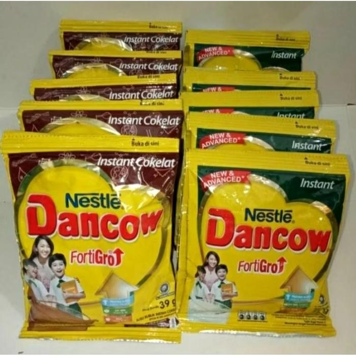 

(Expert) 10 pcs Dancow Fortigro putih & coklat renceng