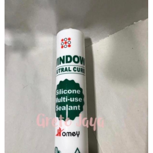 (Expert) ( Window GRH ) Lem Kaca Silikon Sealant Silicone Netral Neutral WINDOW GRH Sealan Silicon