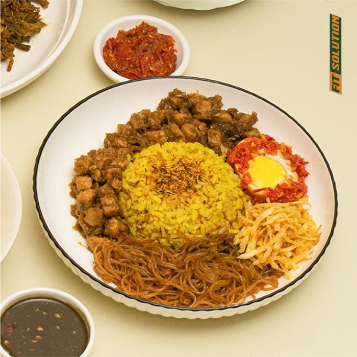 

(Expert) Low Cal Nasi Kuning Ambon + Ayam Kecap (Chicken Breast) Healthy Prep Meal Catering Diet