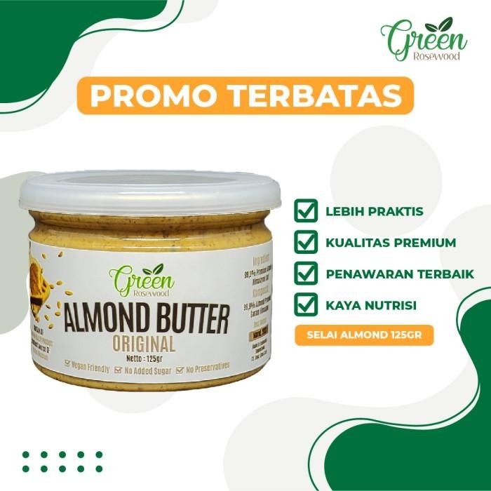

(Expert) SELAI ALMOND 125 GRAM PREMIUM - ALMOND BUTTER SUGAR FREE - VEGAN