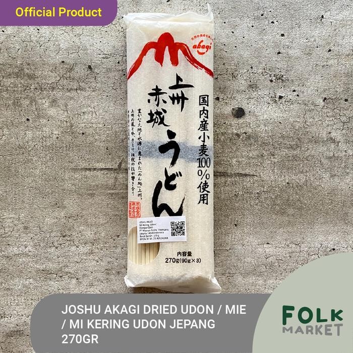 

(Expert) JOSHU AKAGI Dried Udon / Mie / Mi Udon Kering Jepang 270 gr