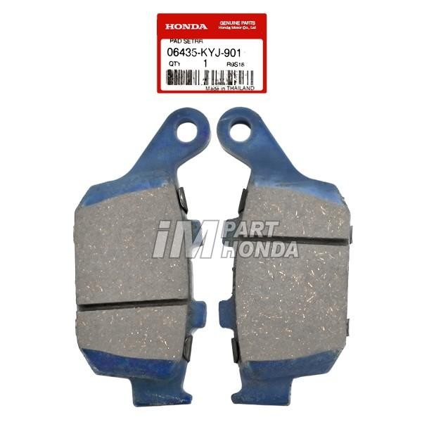 Kampas Rem Pad Set Cakram Belakang CBR 250 R Thailand CBU 06435-KYJ-901 100% Original AHM Honda Genu