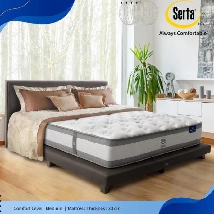 Serta Kasur Spring Bed Estate (Kasur+Divan Dallas) - Ukuran 160X200