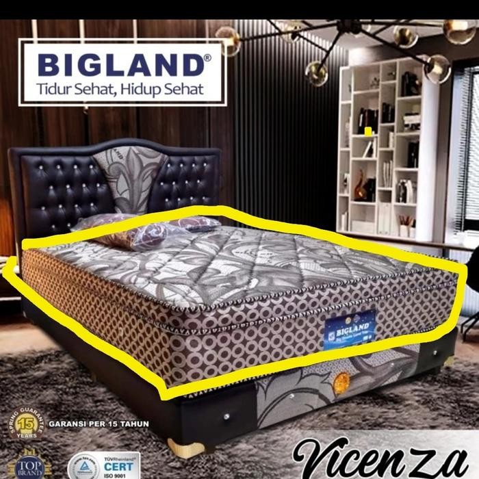 Kasur Spring Bed Golden Vicenza 33Cm Bigland Big Pocket Springbed Only