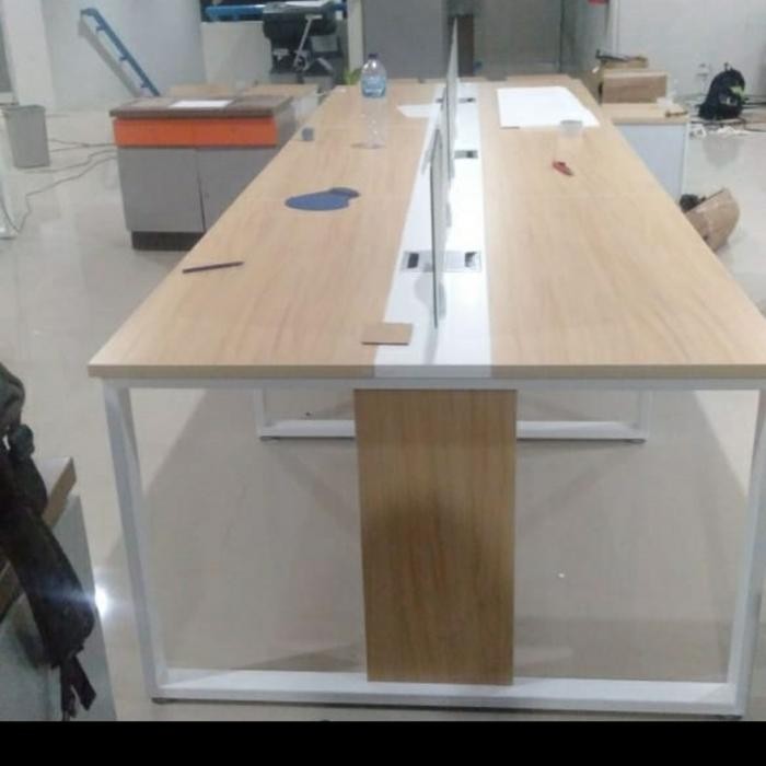 Meja Kantor Meja Kerja Partisi Kantor Uno Uod 7022 4 Staff