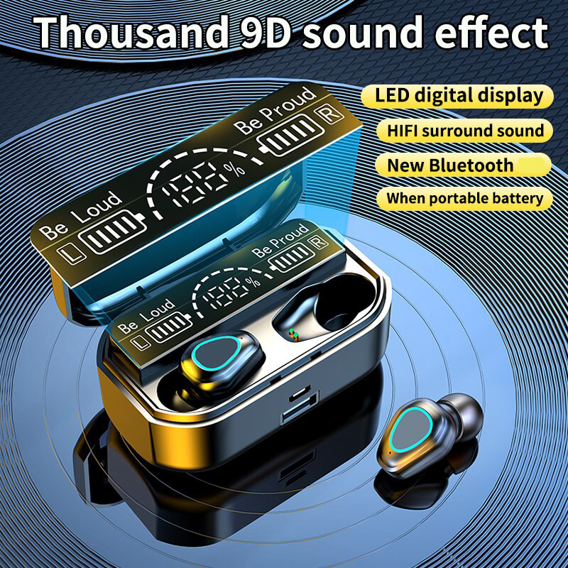 Aksesoris Daylight Earphone Bluetooth 5.3 TWS HiFi Waterproof Touch Control - G28 Handphone & Earpho