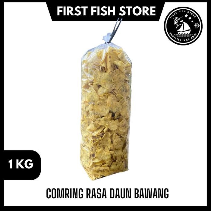 

TERMURAH Kecimpring Singkong 1kg- Keripik Comring Bawang Daun Khas Ciamis-Cemilan Renyah Snacks Food