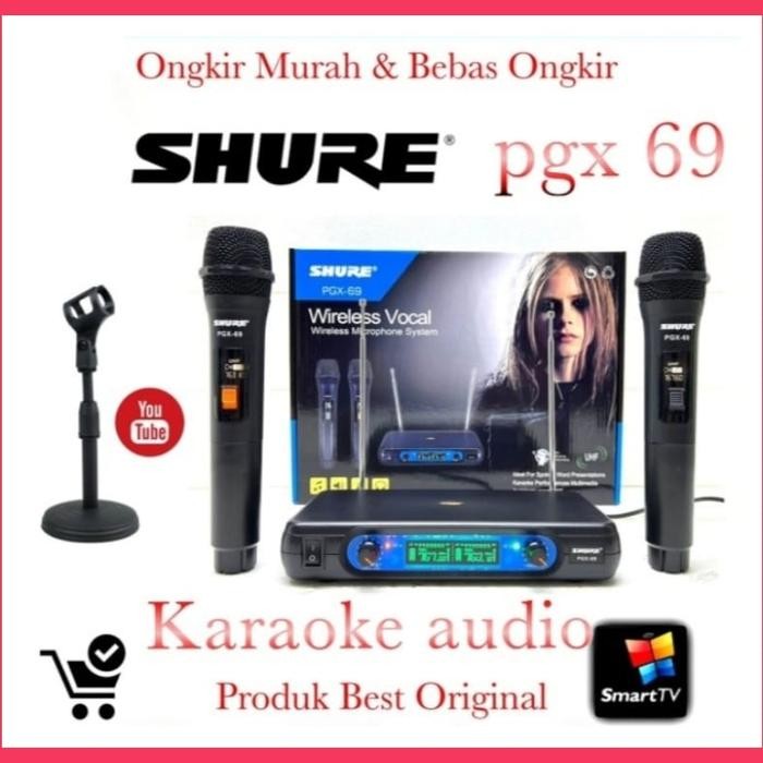 mic Karaoke Wireless sh Pgx69 Support smart tv youtube