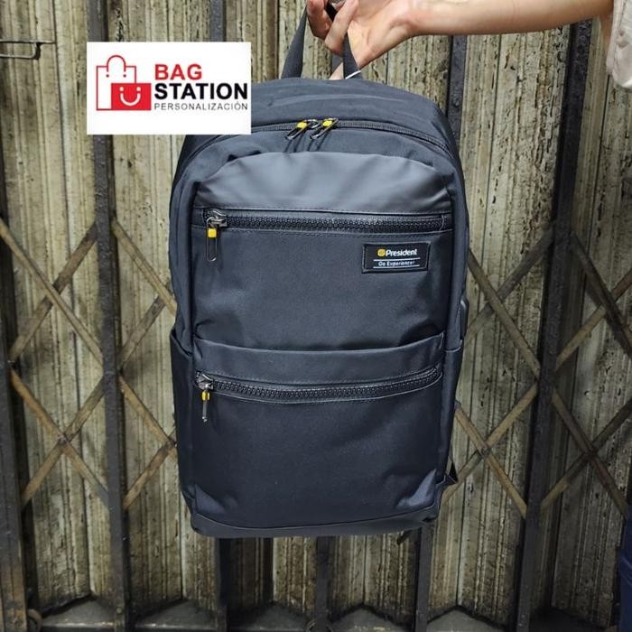 NEW BACKPACK PRESIDENT USB ORIGINAL TAS RANSEL LAPTOP PRESIDENT TAS SEKOLAH KERJA TAS PRIA